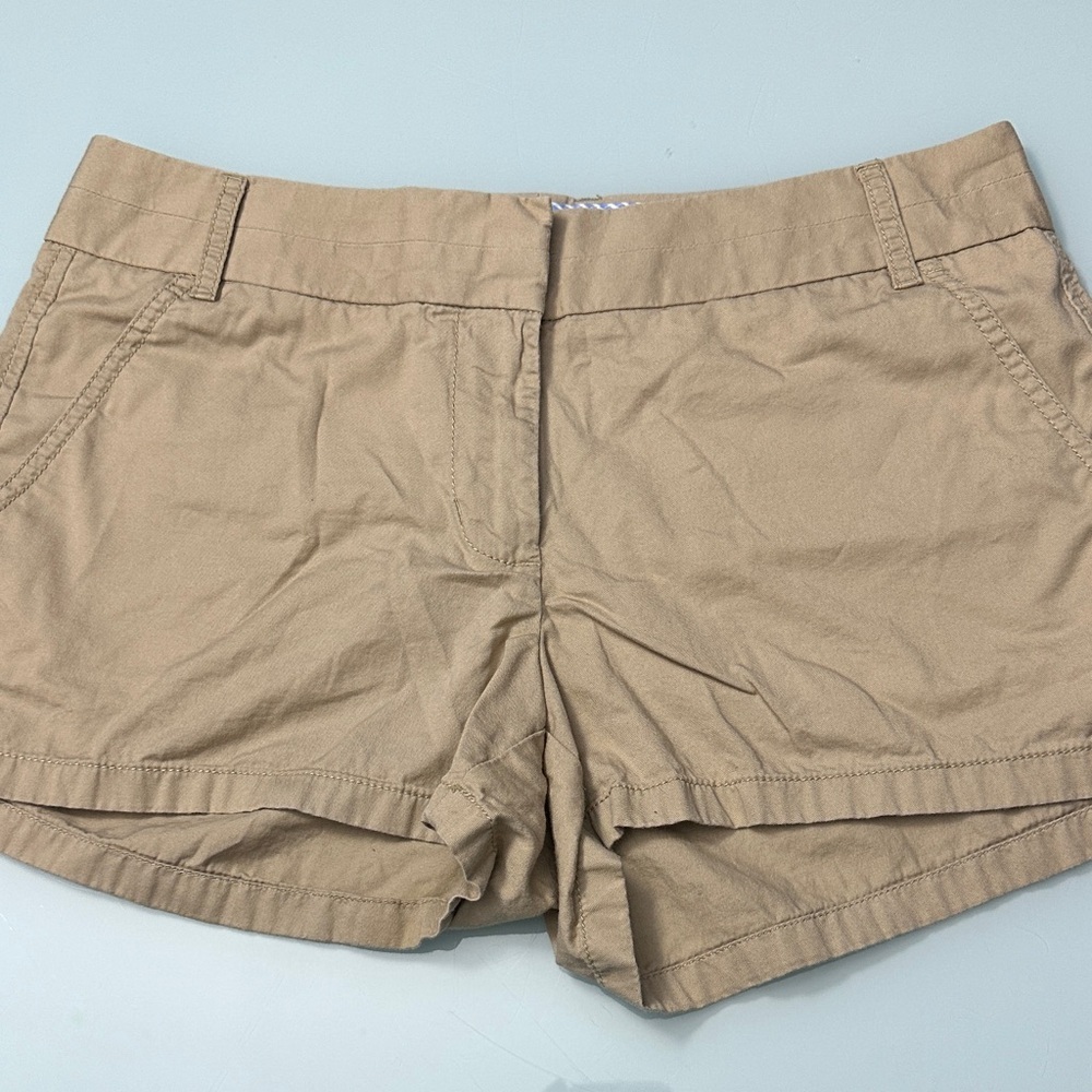 J. Crew Tan Cotton Bermuda Shorts